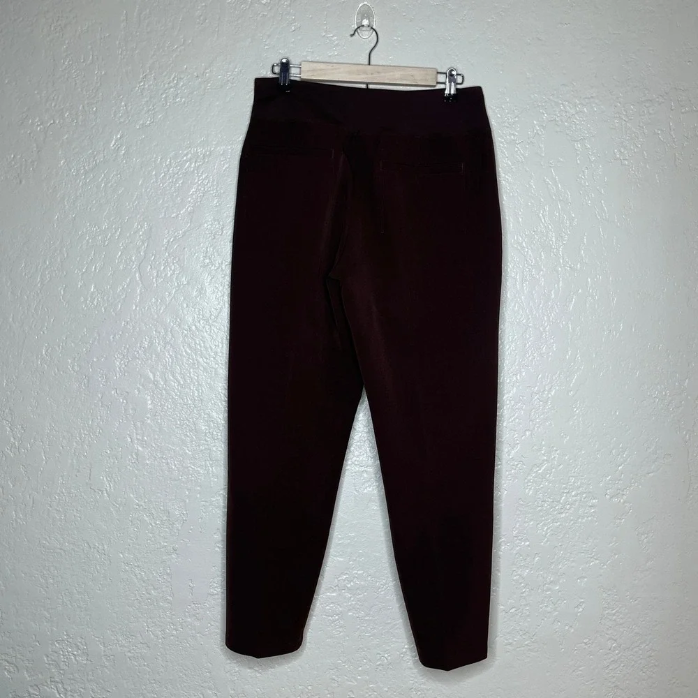 Athleta Endless High Rise Pant Woodland Brown Tapered Stretch Trouser 8 533636 - Picture 2 of 12